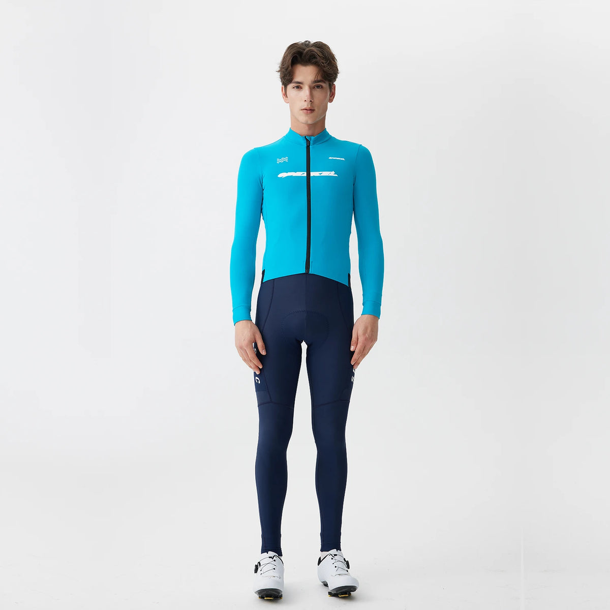 Maillot de ciclismo térmico de felpa para invierno