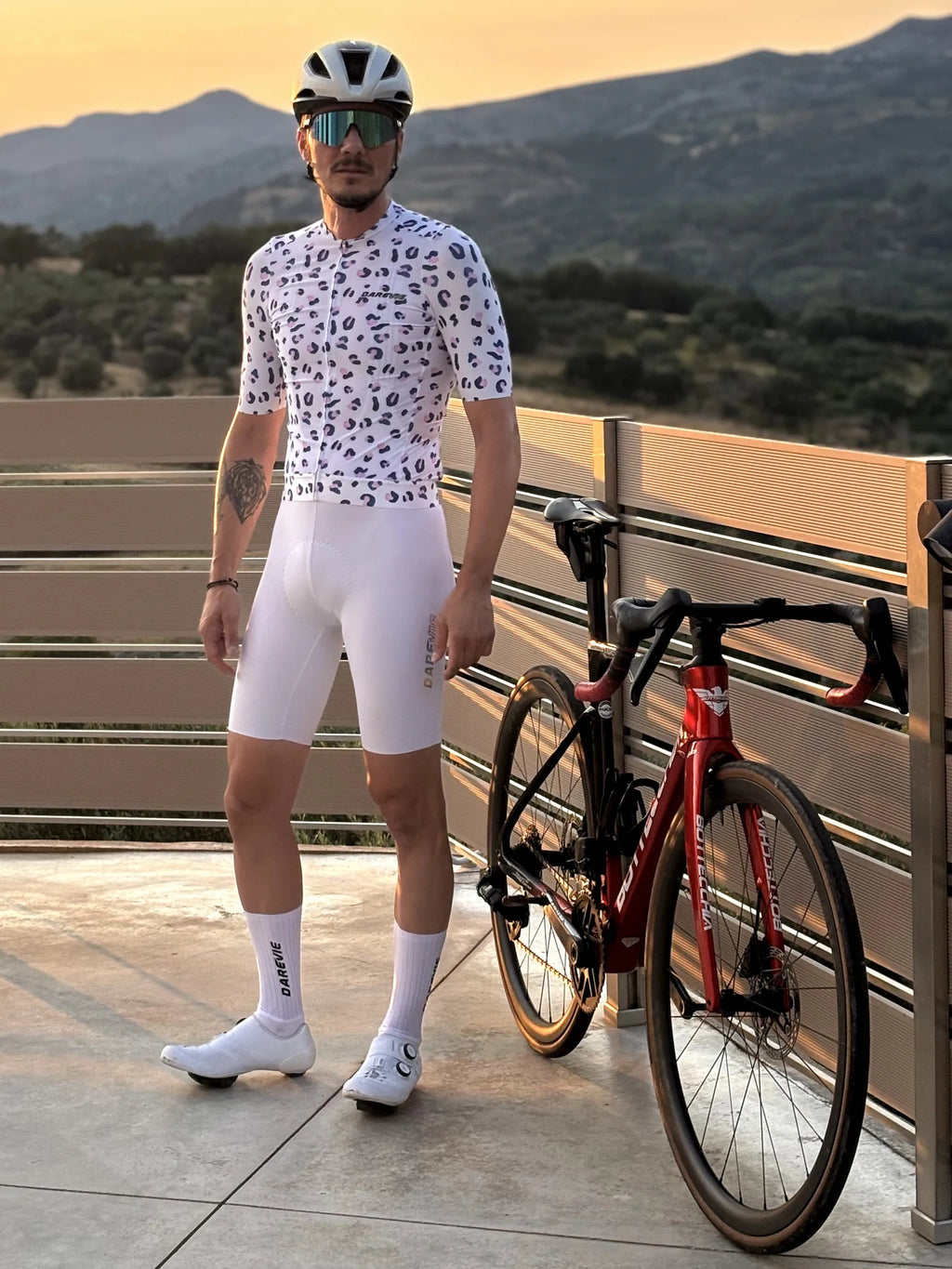 Leopard Cycling Set