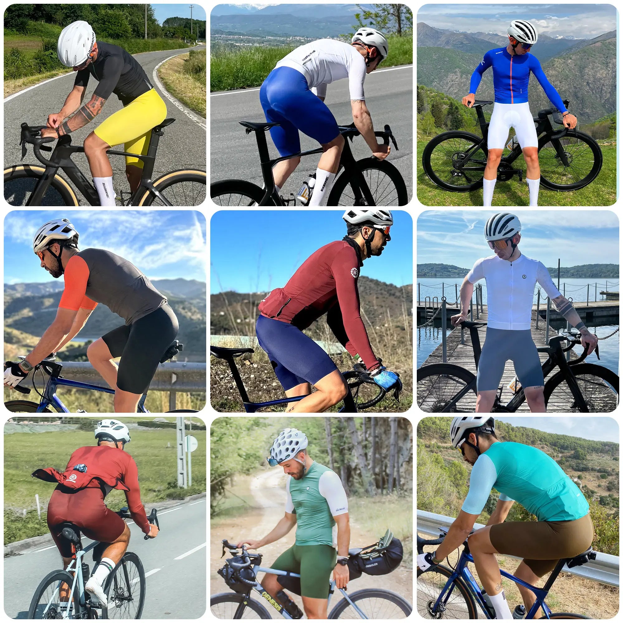 Men's Cycling Bretelle Seamless
